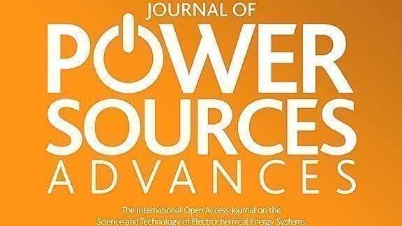Titelbild des Journal of Power Sources Advances