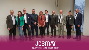 Speakers and members of the JCSM during the celebratory event for the 15th anniversary (names below the text).