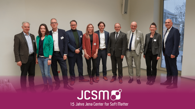 Speakers and members of the JCSM during the celebratory event for the 15th anniversary (names below the text).